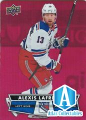 2021-22 Tim Hortons Red Die Cut Alexis Lafreniere #DC41 NY Rangers